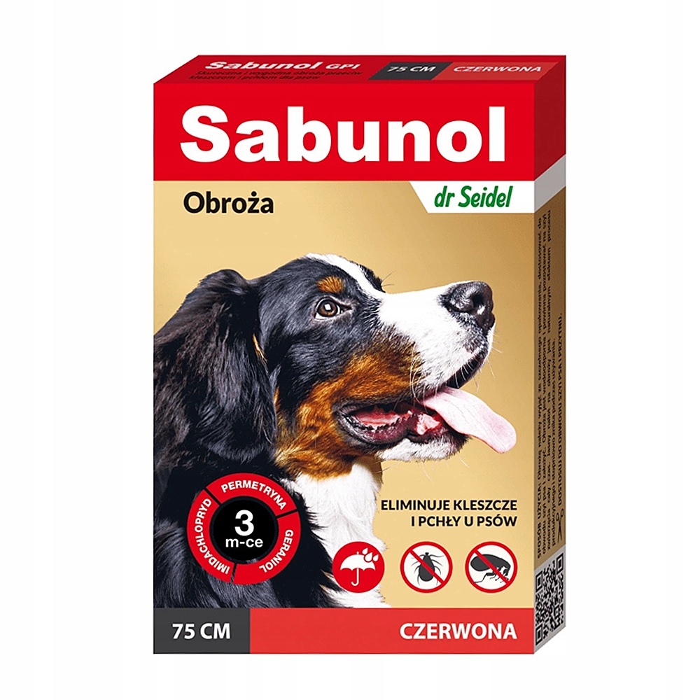 SABUNOL PLUS - obroża biobójcza dla psa 75cm