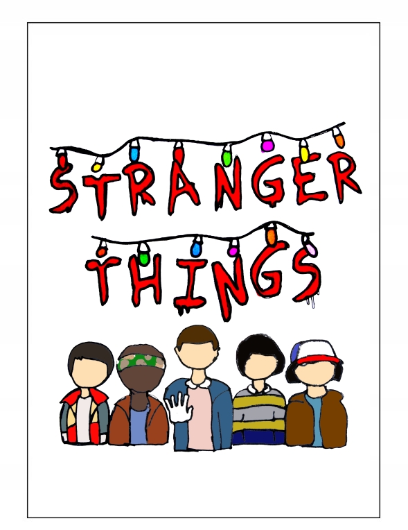 Plakat A4 Stranger Things
