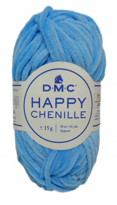 Włóczka DMC HAPPY CHENILLE niebieski 17 amigurumi