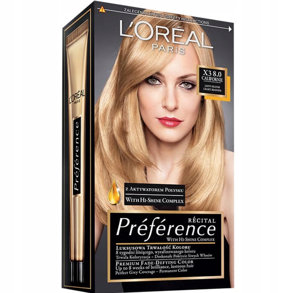 LOREAL PREFERENCE RÓŻNE KOLORY - 7659031907 - oficjalne archiwum Allegro