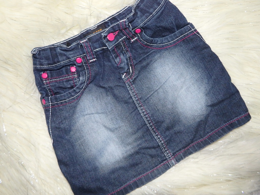 Spódniczka DENIM jeans mini 4-5 L 104-110cm