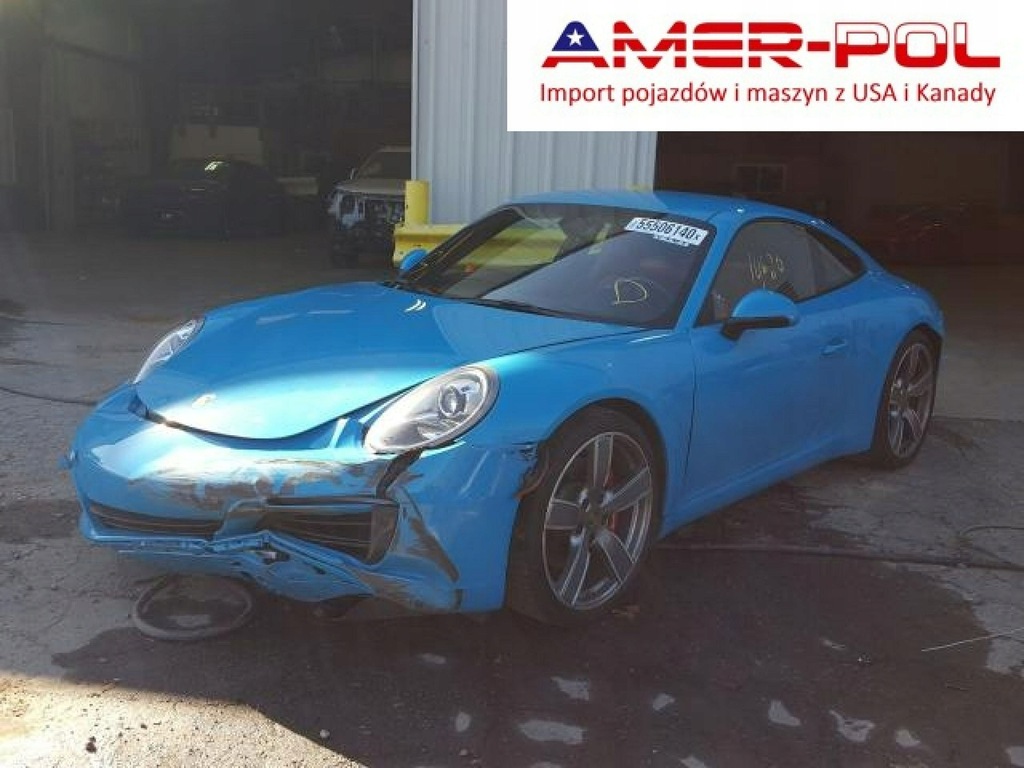 PORSCHE 911 CARRERA S, 2017,3.0L, uszkodzony