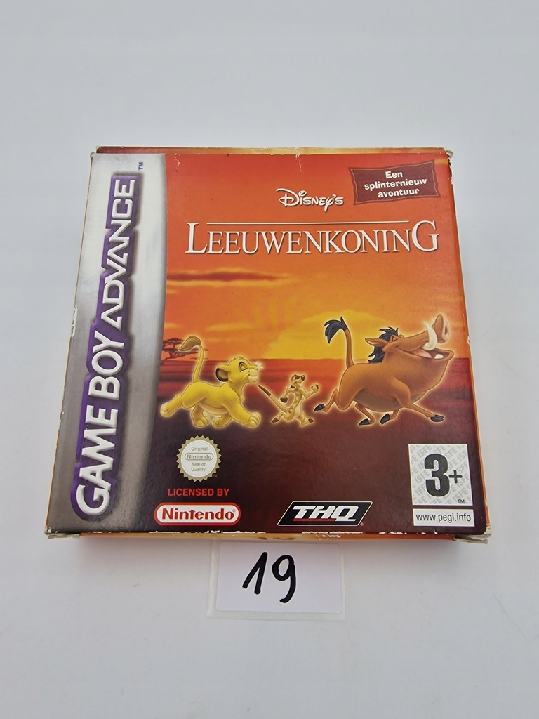 GAME BOY THE LION KING
