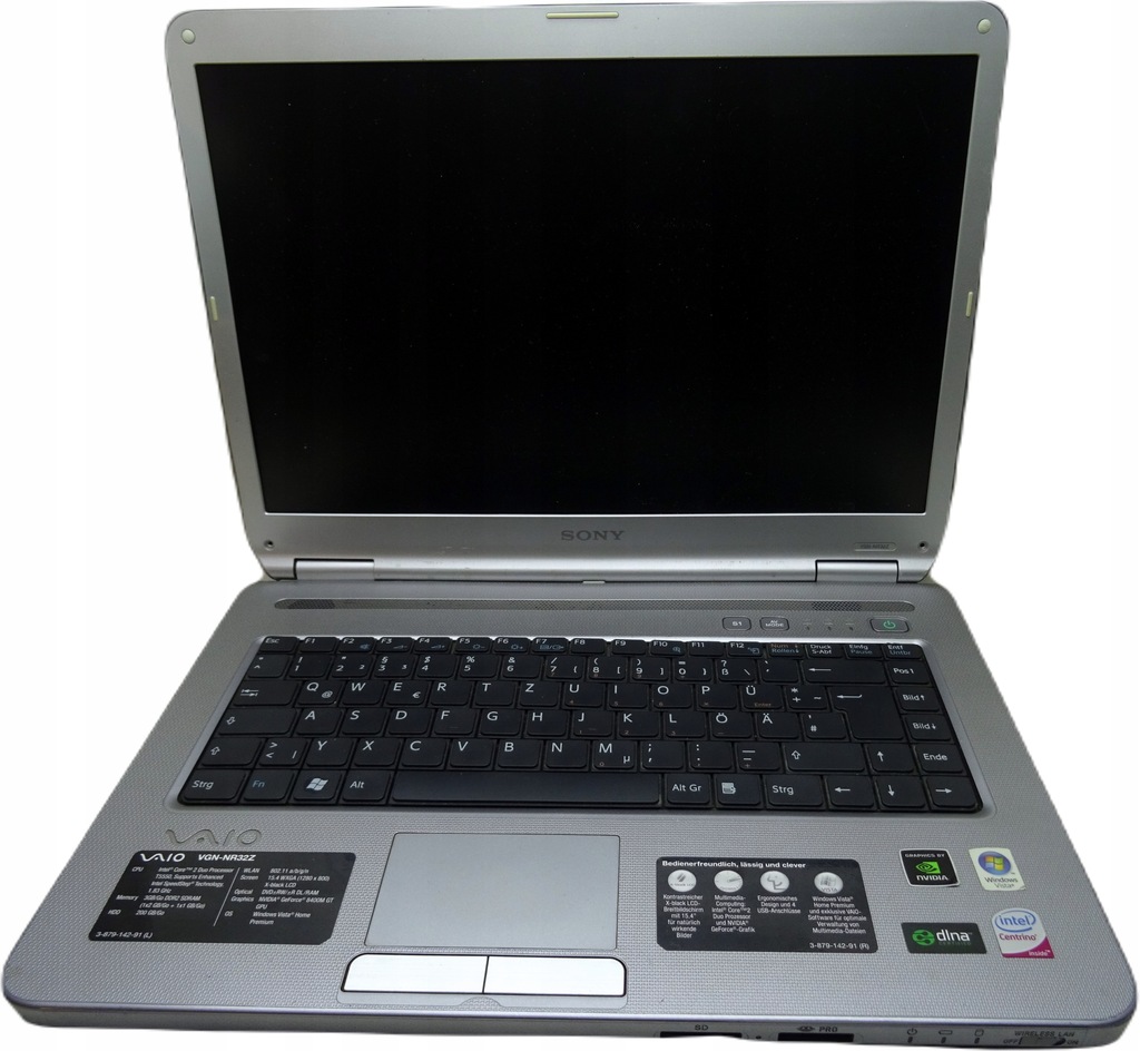 Laptop Sony PCG-7131M 15,4 "Matryca bateria