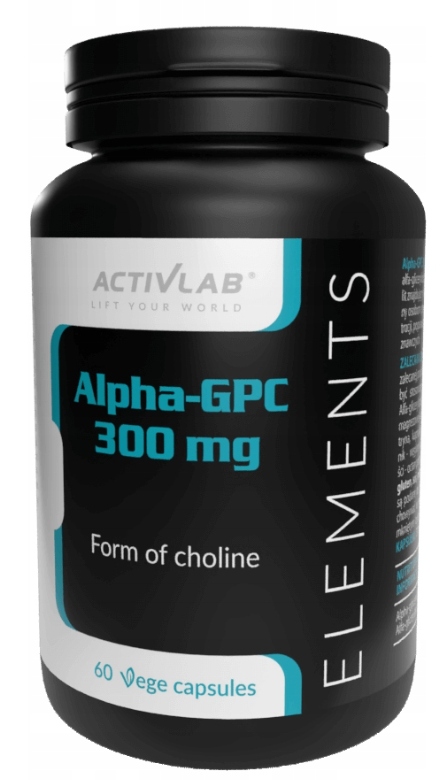 ACTIVLAB ELEMENTS ALPHA GPC 300MG 60CAPS KONCENTRACJA PAMIĘĆ