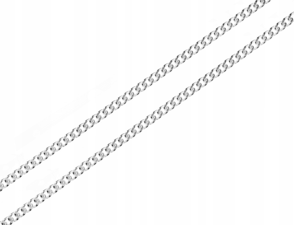Łańcuszek Srebrny PANCERKA SREBRO 925 42 cm