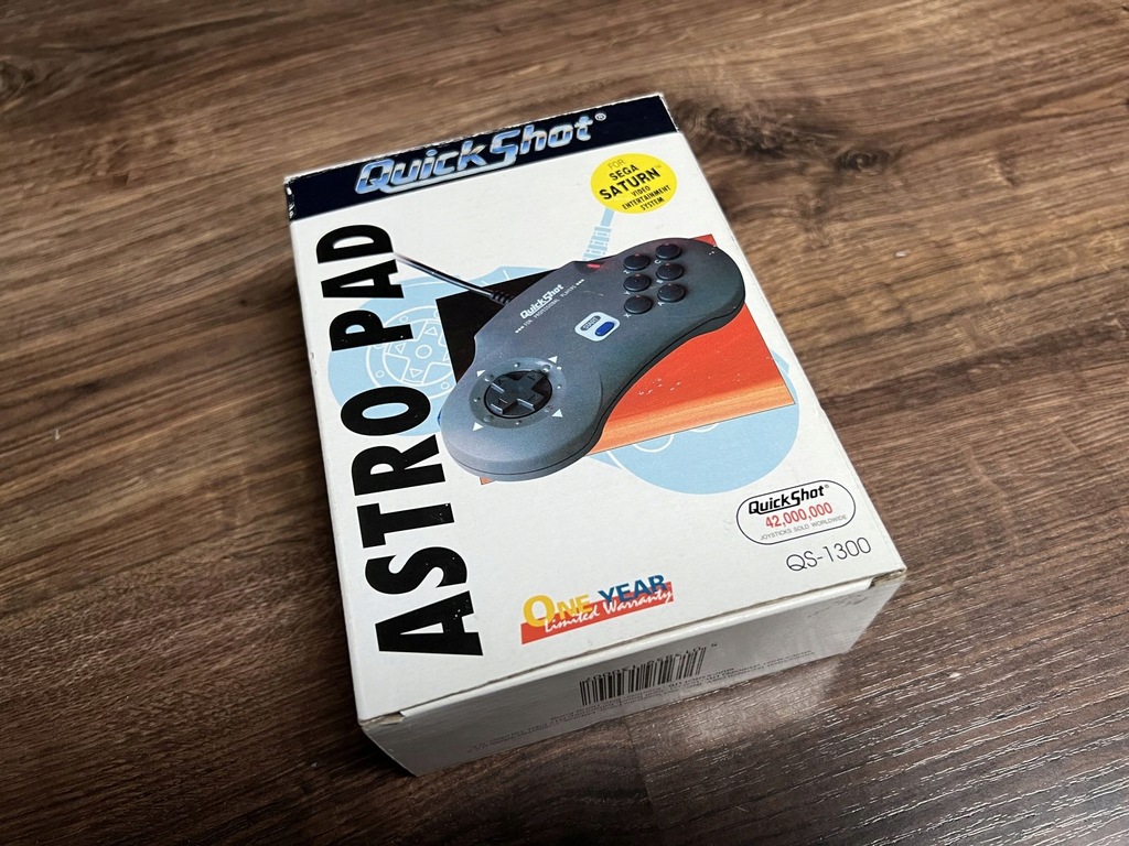 QuickShot ASTRO PAD do SEGA SATURN - box, jak nowy!