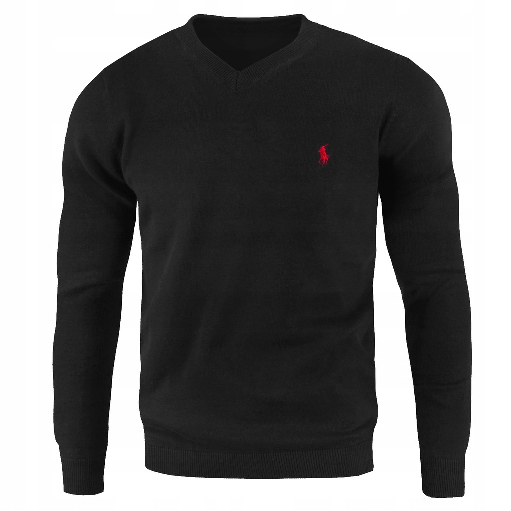 SWETER POLO RALPH LAUREN MĘSKI R.M CZARNY