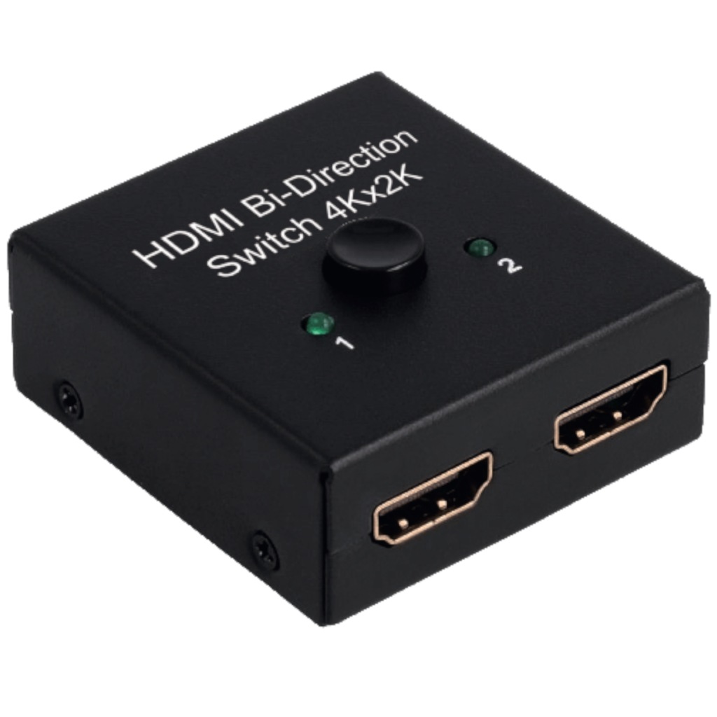 Spliter HDMI 2-wejścia/1-wyjście przełączane ręcznie / 92-170
