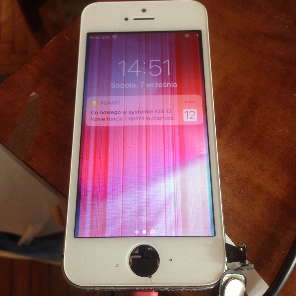 Apple Iphone 5S Ekran LCD Dziala Oryg