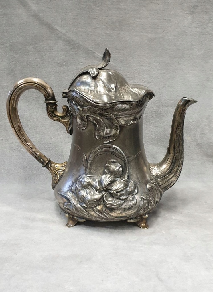 DZBANEK SECESYJNAY , WMF, irysy ok. 1900 r.