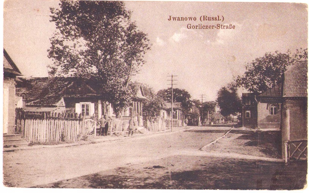 BIAŁORUŚ- Iwanowo Gorliczer-Strasse- Janów Poleski