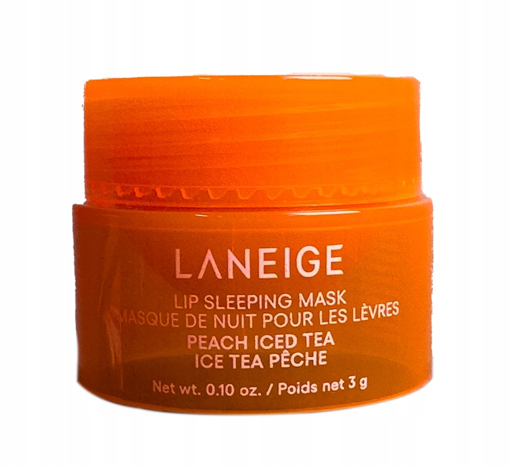 Laneige peach iced tea maseczka do ust na noc mini 3 g