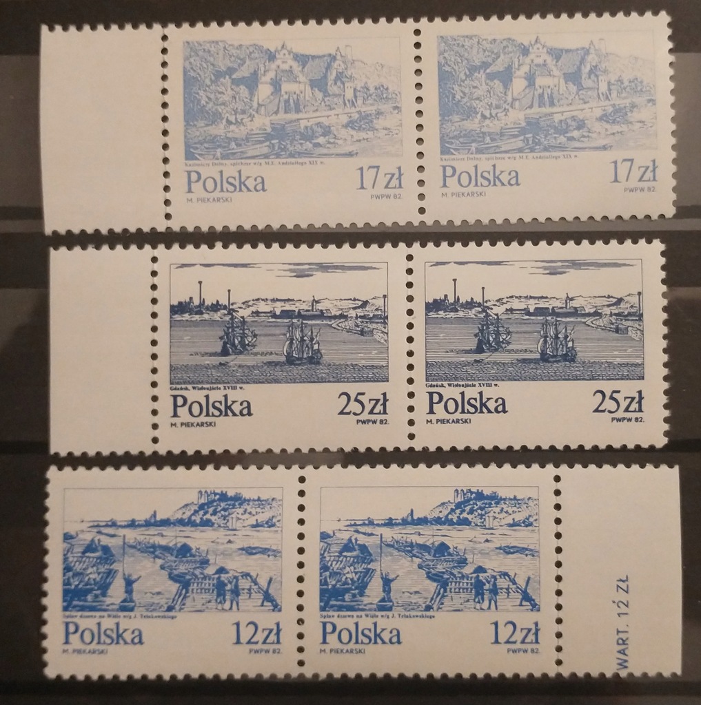 Polska/ 2685**-2687**/ parki z marginesem