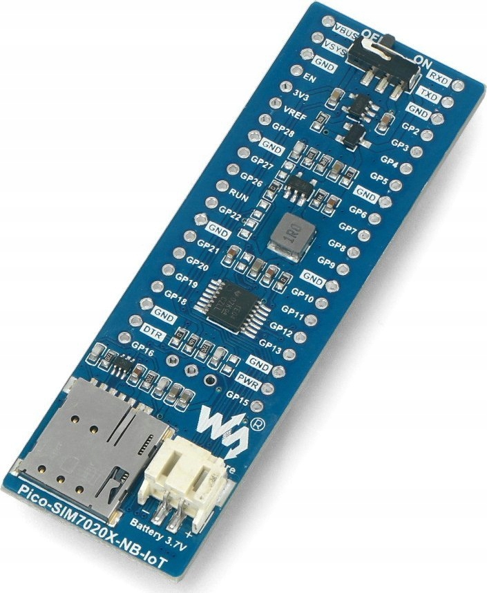 Waveshare NB-IoT GSM SIM7020E -moduł komunikacyjny do Raspberry Pi Pico -