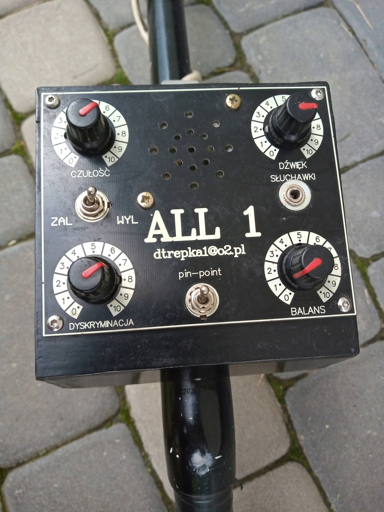 Dynamiczny wykrywacz metalu ALL 1-Polska produkcja