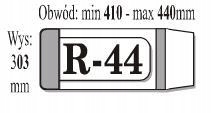 Okładka książkowa regulowana R44 (50szt) IKS,
