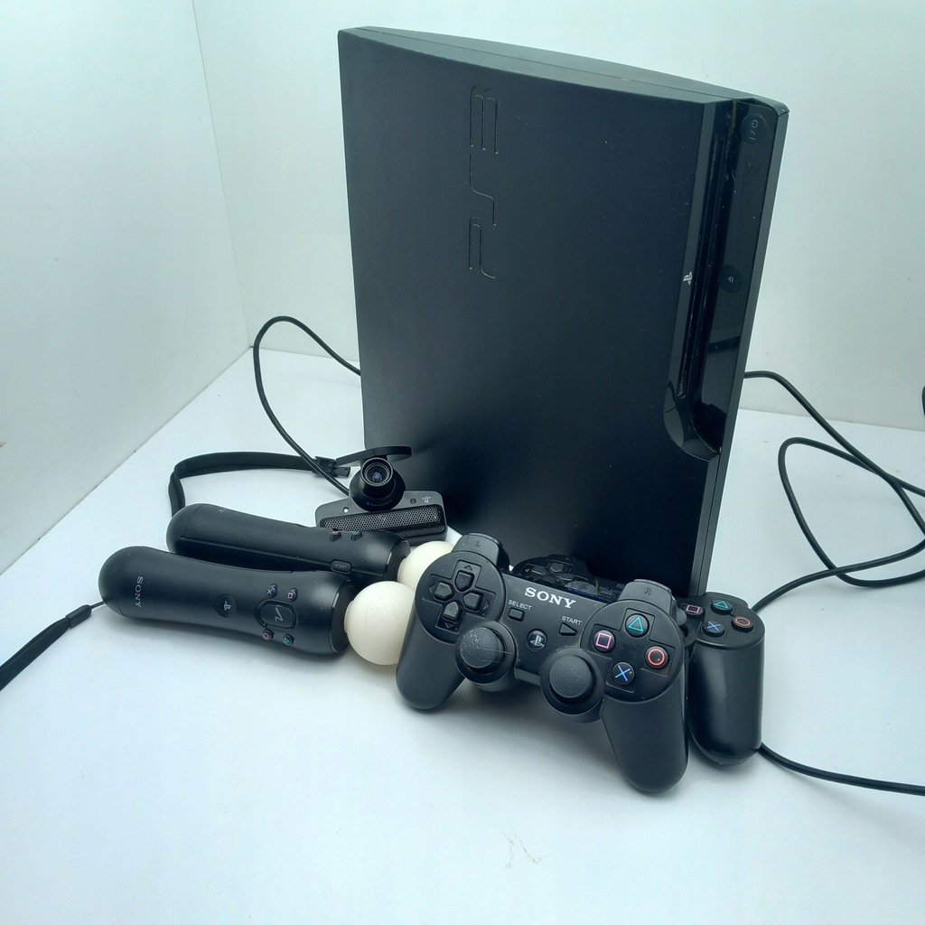 Konsola Sony Playstation 3 Slim 250 GB + kontroler MOVE i kamera