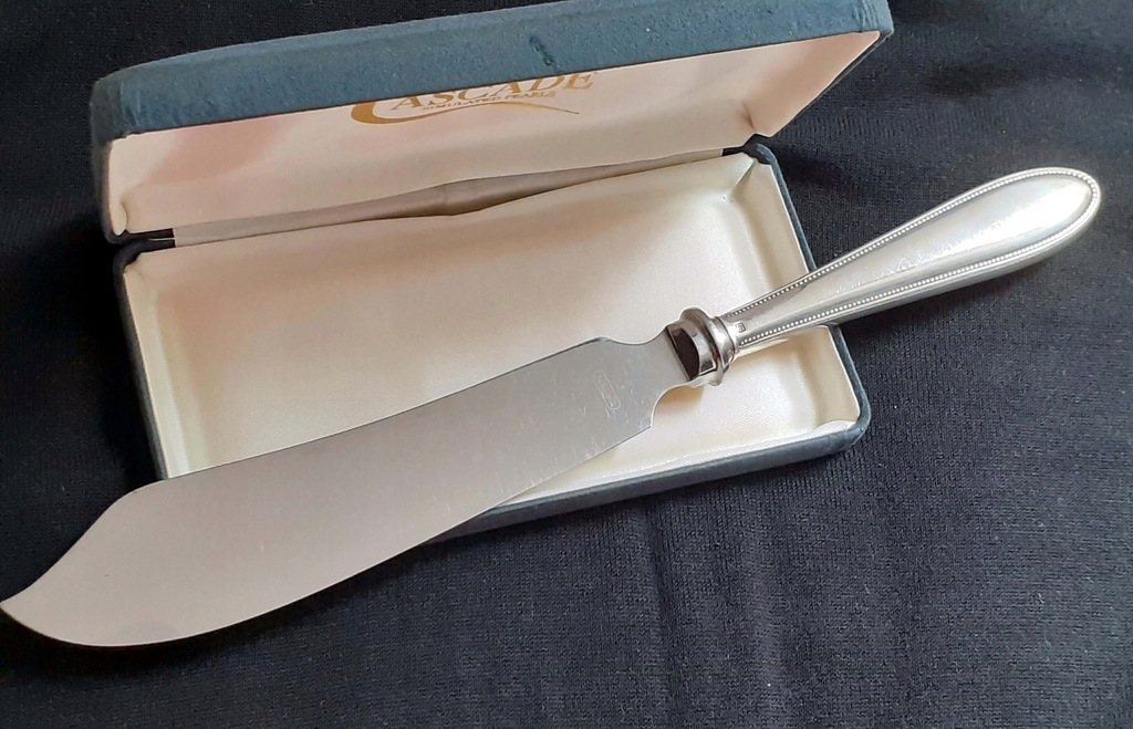 WMF + Nirosta nóż do tortu duży antyk 26,5 cm
