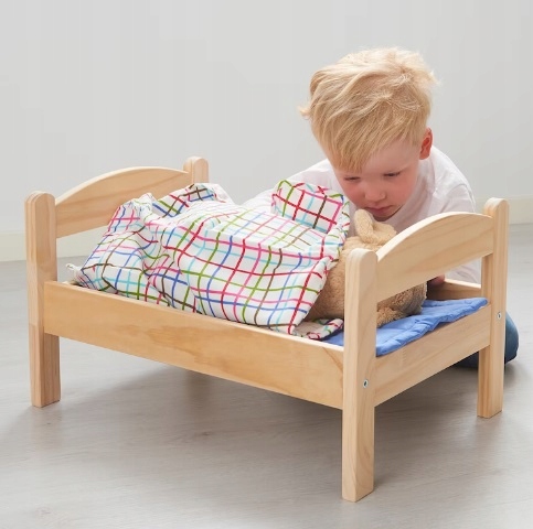 IKEA DUKTIG - łóżeczko dla lalek