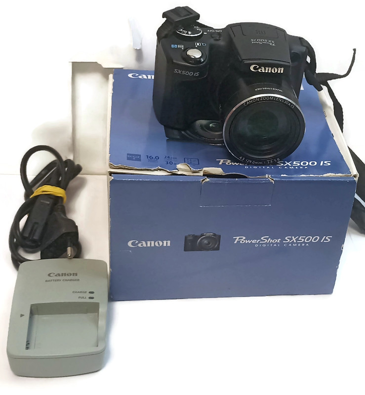 Aparat cyfrowy Canon POWERSHOT SX500 IS czarny