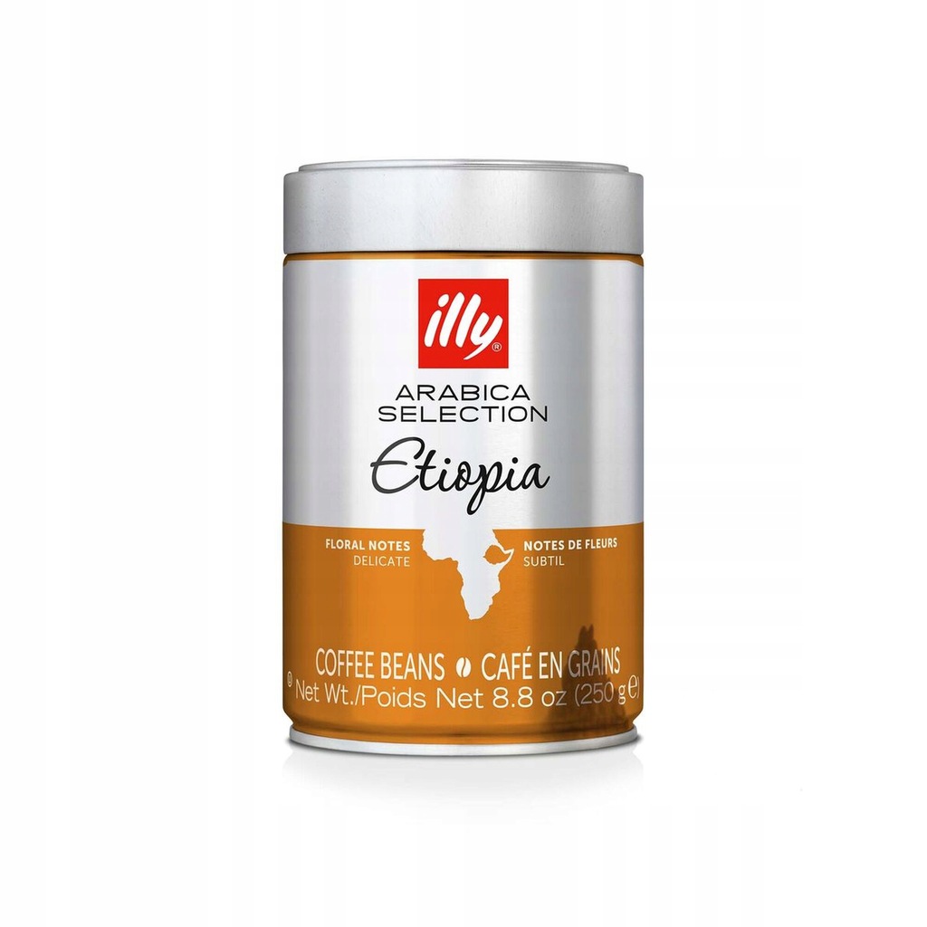 Kawa Ziarnista ILLY MONOARABICA ETHIOPIA 250G