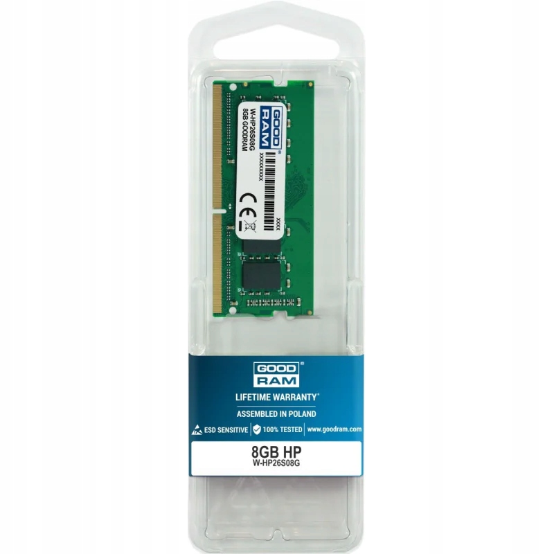 Pamięć GOODRAM SODIMM DDR4 8GB 2666MHz 19CL