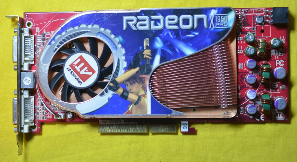 GECUBE ATI RADEON X1950 PRO 256MB DDR3 AGP