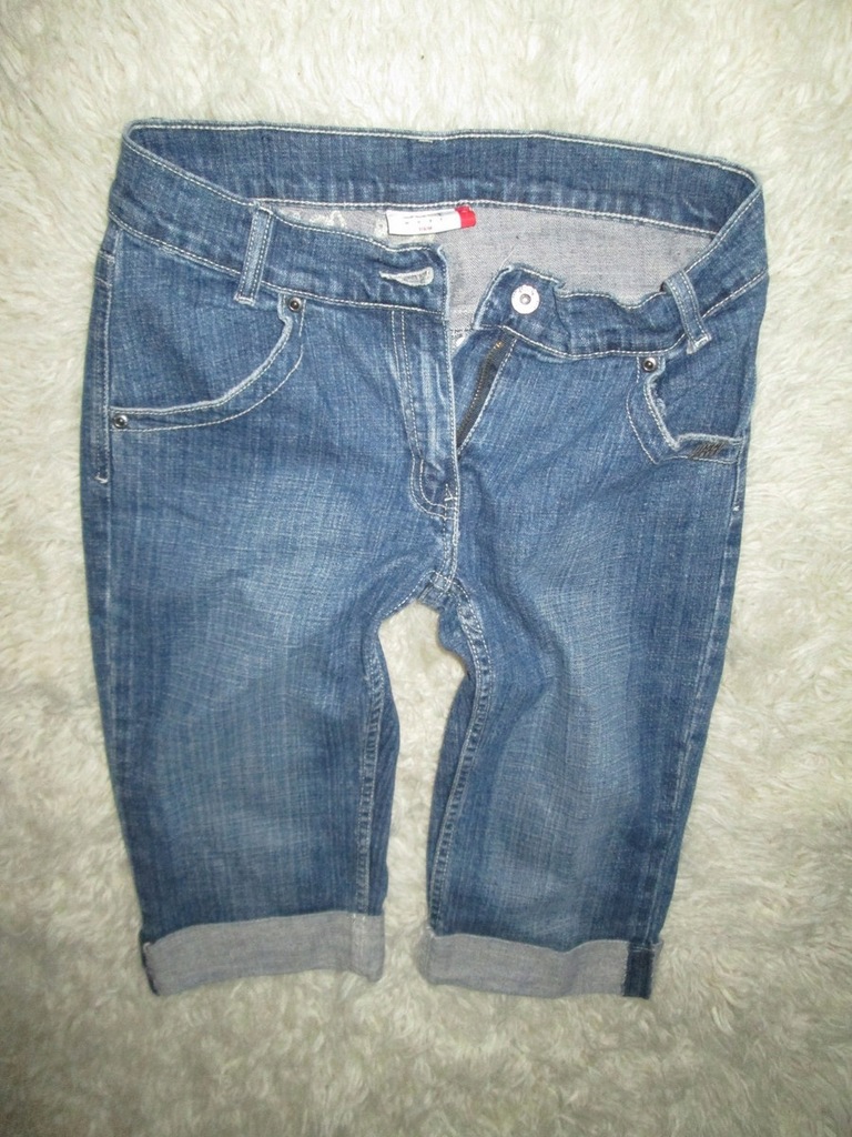 beat___DŻINSOWE bermudy SPODENKI jeans__36