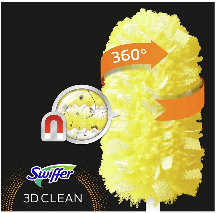 Miotełka do kurzu mikrofibra/mikrowłókno Swiffer żółty