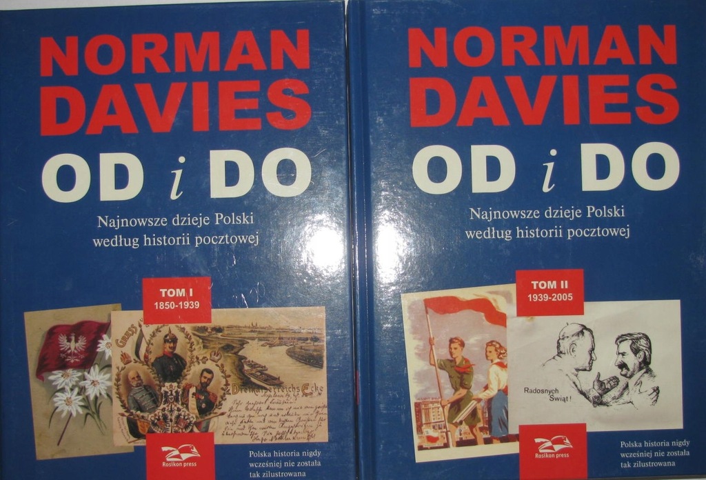 NORMAN DAVIES - OD I DO pocztówki autograf autora