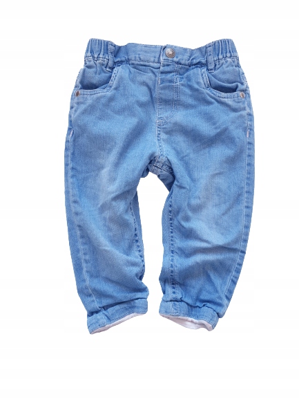 MARKS&S. mięciutkie jeansy* podszewka 86 cm