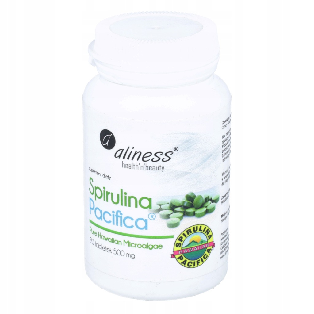 ALINESS Spirulina Pacifica tabletki 500 mg 90 sztuk