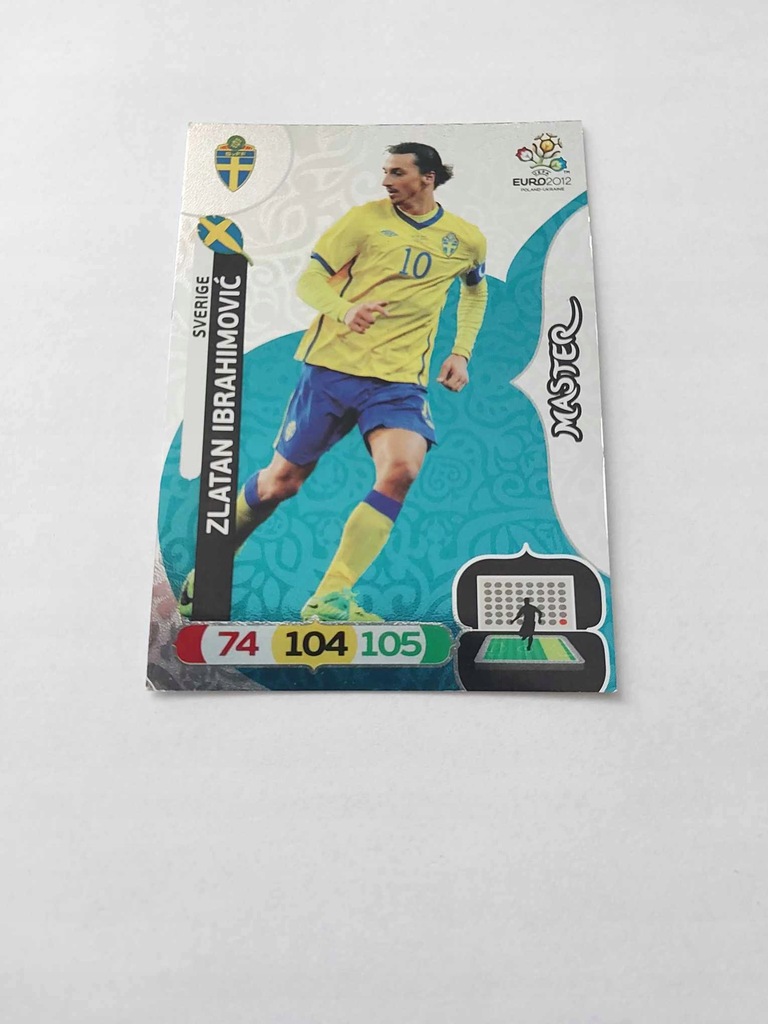 Panini MASTER Zlatan Ibrahimović Panini EURO 2012