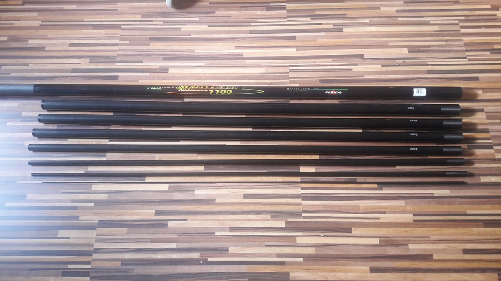 Wędka tyczka mikado matrix roubaisienne 11m