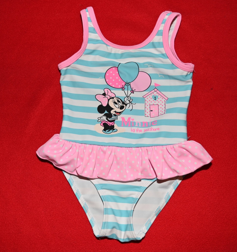 F&F KOSTIUM KĄPIELOWY MINNIE MOUSE DISNEY 74