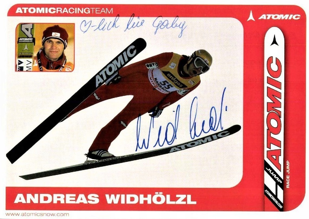ANDREAS WIDHOELZL - oryginalny autograf