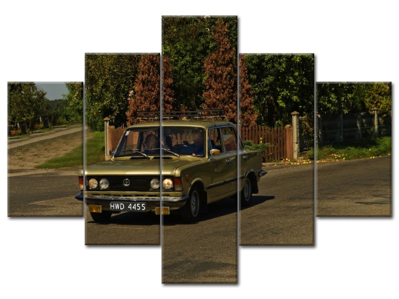 Obrazy 100x70 Duży Fiat 125P Polski samochód 7299463378