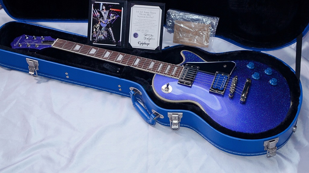 Epiphone Thayer "Electric Blue" Les Paul 12612558508 oficjalne