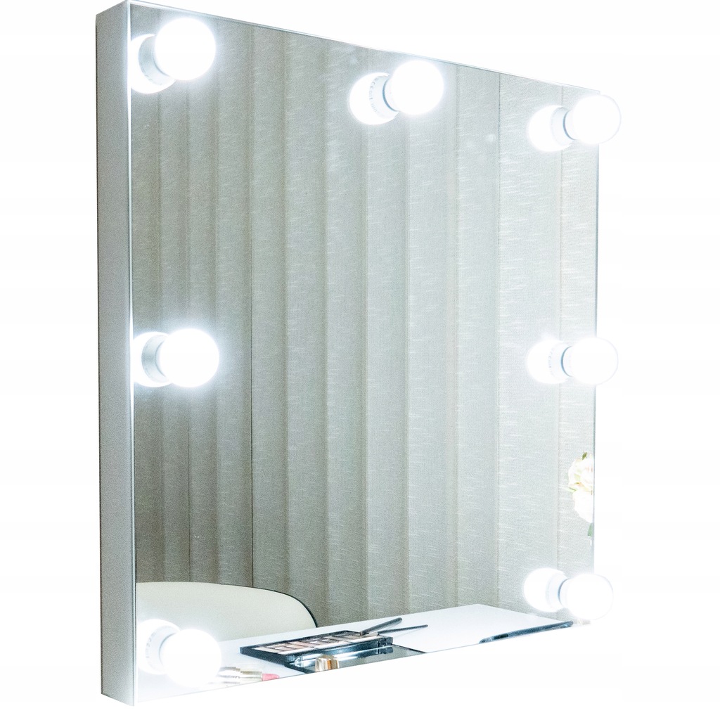 Lustro do makijażu, wizażu, lustro z żarówkami LED