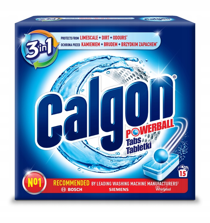 CALGON TABLETKI 15SZT POWERBALL 3w1