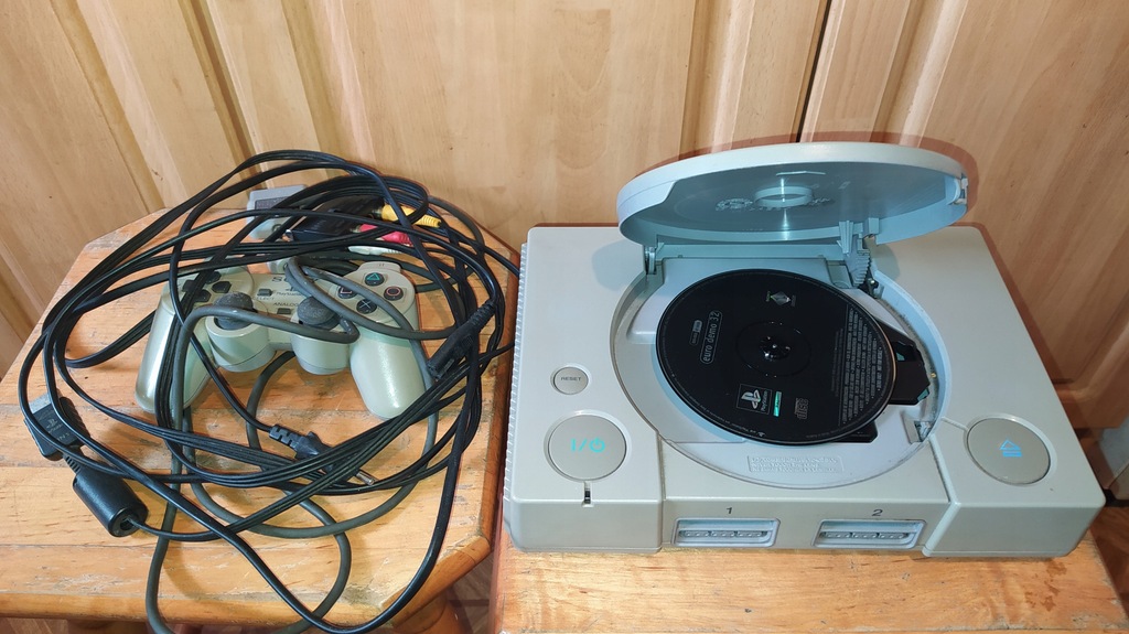 Playstation 1 PS1 PSX SCPH 7502, Pad, Kable, Demo