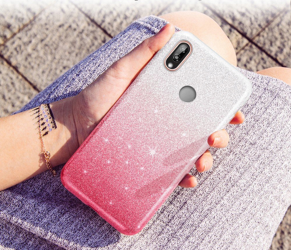 Etui guma BLING + SZKŁO do Huawei P Smart 2019 - 7760440185 - oficjalne