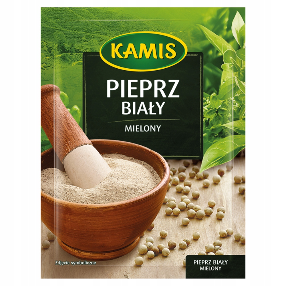 Kamis Pieprz Biały Mielony 15 G