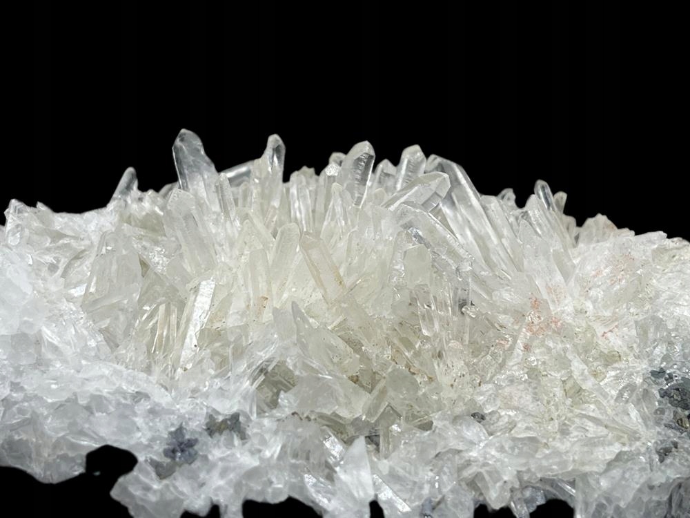 Kryształ górski, duża szczotka krystaliczna Bułgaria 12.5cm 8.7cm. Minerał,