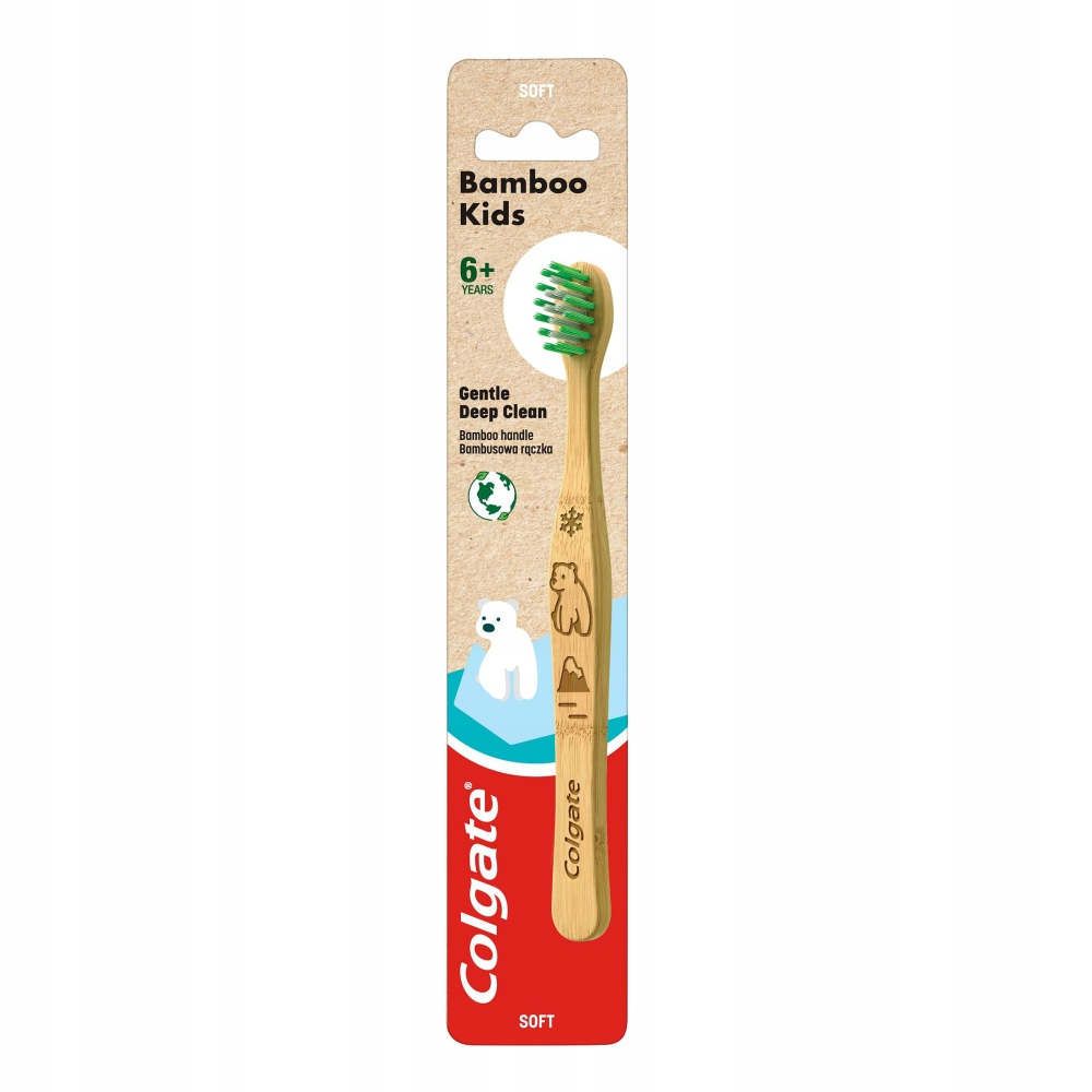 Colgate Bamboo Kids Bambusowa Szczoteczka Do Zębów Dla Dzieci Powyżej 6 Lat