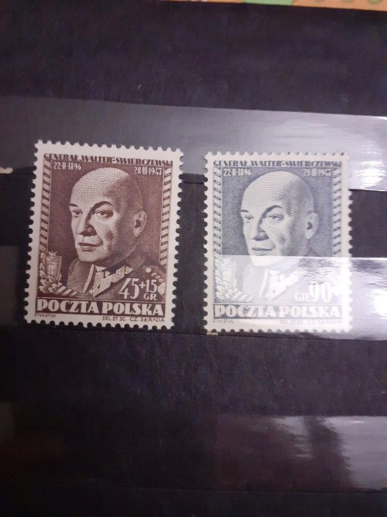 Filatelist. -1952 - 5.ro. śm. gen. Świerczewskiego