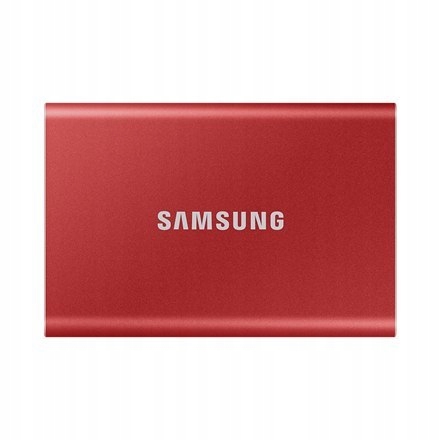 Samsung Przenośny dysk SSD Samsung T7 500 GB, USB 3.2, czerwony