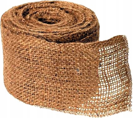 Taśma jutowa do podwiązania roślin drzew 6cm x 20m