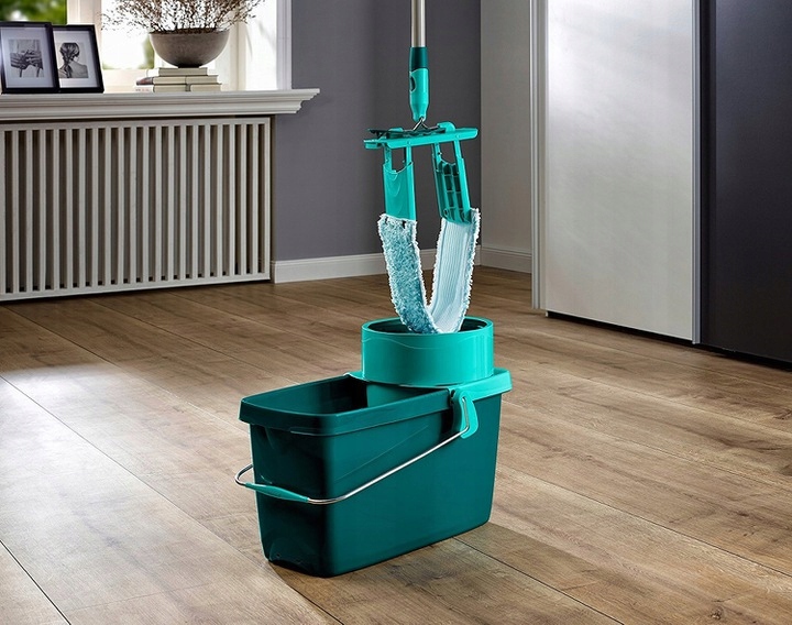 ZESTAW Leifheit Clean Twist MOP PŁASKI OBROTOWY